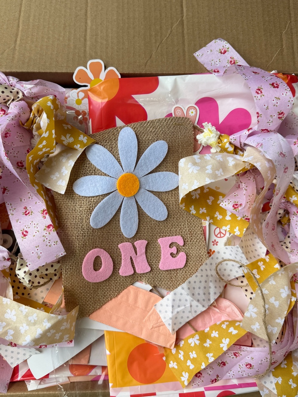 Groovy One First Birthday Decor Set
